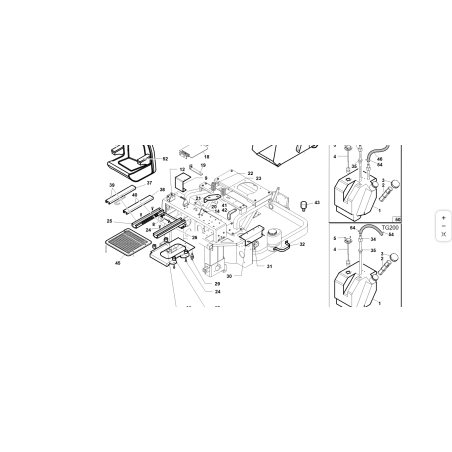 ORIGINAL KUBOTA GIANNI FERRARI 94010590000 PREMONTAJE SOPORTE SILENTBLOC ASIENTO