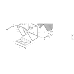 ORIGINAL KUBOTA GIANNI FERRARI 89001000009 HINTERER AUFFANGKORB QUERTRAEGER VRN | Newgardenstore.eu