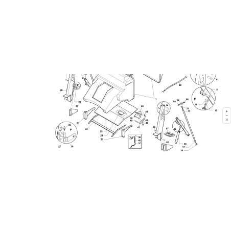 BASKET PIN SUPPORT COMP. GALVANIZED ORIGINAL KUBOTA GIANNI FERRARI 94013100000