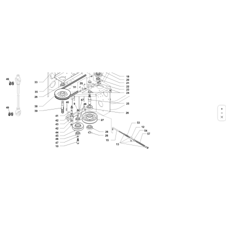 ASTA LEVA TENDICINGHIA P.D.P. ORIGINALE KUBOTA GIANNI FERRARI 94010000010