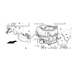 B&amp-S 15.5 HP ORIGINAL KUBOTA GIANNI FERRARI AIR PREFILTER 95599000069