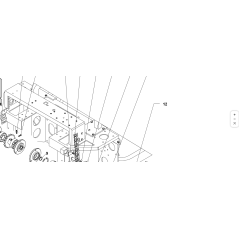 LEFT CHAIN ??PROTECTION COMPL.-PAINTED- ORIGINAL KUBOTA GIANNI FERRARI 94010500000