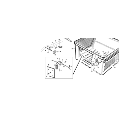 SUPPORTO FINECORSA ZINCATO ORIGINALE KUBOTA GIANNI FERRARI PZ95501100004