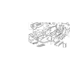 TONDEUSE À GAZON BASCULANTE ORIGINALE KUBOTA GIANNI FERRARI 95303000024 ZNT