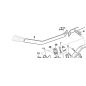 LEVA APERTURA CESTO ORIGINALE KUBOTA GIANNI FERRARI PZ95550000005