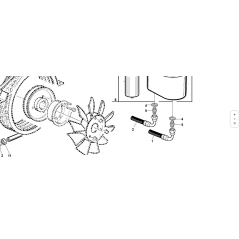 RIT PIPE L-260 COMPLETE WITH RAC.-15417- ORIGINAL KUBOTA GIANNI FERRARI 95042380005 | Newgardenstore.eu