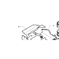 TÔLE SUPÉRIEURE DE CONVOYEUR PEINTE D'ORIGINE KUBOTA GIANNI FERRARI 94011000004