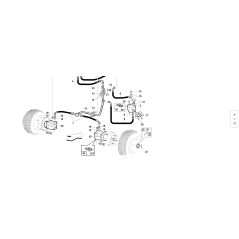 KOMPLETTE BATTERIE-TRENNHALTERUNG ZNT ORIGINAL KUBOTA GIANNI FERRARI 91001530000