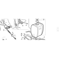 BAGUE DE VERROUILLAGE DE POMPE À MOTEUR KUBOTA GIANNI FERRARI 00111990062 D'ORIGINE