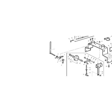 ALBERO LEVA BY-PASS COMPL. ORIGINALE KUBOTA GIANNI FERRARI PZ95042187000