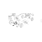SUPPORTO CORONA STERZO  VRN ORIGINALE KUBOTA GIANNI FERRARI 87001320000