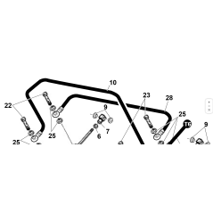 HOSE R1 1/4 L-760 OC1/4 OC1/4 ORIGINAL KUBOTA GIANNI FERRARI 00777600105