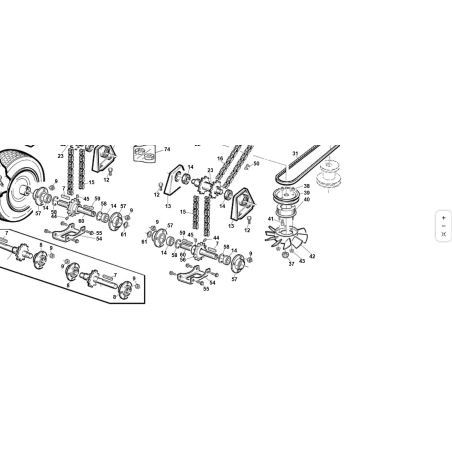 KETTENRAD 3/4 X 7/16 Z-14 ORIGINAL KUBOTA GIANNI FERRARI 95541000017