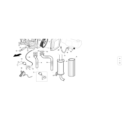 FUEL TANK PIPE Ø6X1420 ORIGINAL KUBOTA GIANNI FERRARI 92001000059 | Newgardenstore.eu