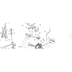 CÂBLE DE FREIN DE STATIONNEMENT D'ORIGINE KUBOTA GIANNI FERRARI 89001000029 | Newgardenstore.eu