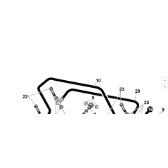 TUYAU R1 1/4 L-840 OC1/4 OC1/4 ORIGINAL KUBOTA GIANNI FERRARI 00777600089