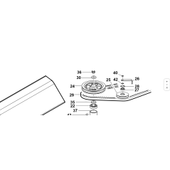 TENSOR DE CORREA MOTOR-BOMBA ORIGINAL KUBOTA GIANNI FERRARI 92001000016
