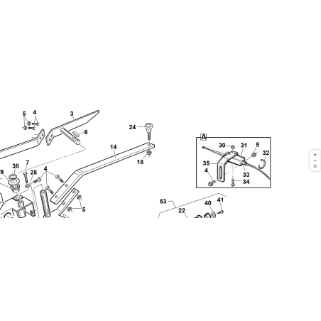 LEVA PER CUSCINETTO ORIGINALE KUBOTA GIANNI FERRARI PZ95550000007