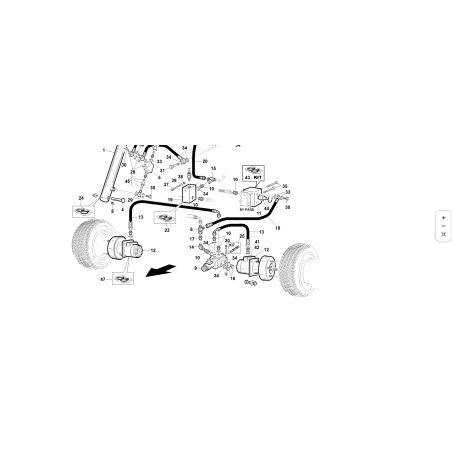 ADATTATORE A T M/M/F BSP GIREVOLE 3/8 ORIGINALE KUBOTA GIANNI FERRARI 00777600158