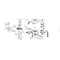 STAFFA COMPLETA SUPP. POMPA BENZINA ZNT ORIGINALE KUBOTA GIANNI FERRARI 91005300000