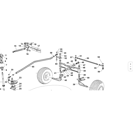 BARRA DE DIRECCIÓN ORIGINAL KUBOTA GIANNI FERRARI 87001000050 ZNT