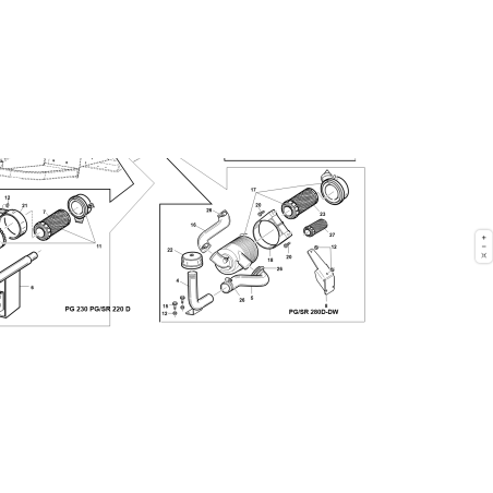 SUPPORTO FILTRO ARIA VRN ORIGINALE KUBOTA GIANNI FERRARI 95410000014
