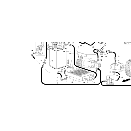 TUBO 1/4 1SN OC1/4-F1/2 L-440 ORIGINAL KUBOTA GIANNI FERRARI 92002120011