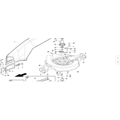 TENSIONER ROTATION BRACKET COMP. ZNT ORIGINAL KUBOTA GIANNI FERRARI 89001370000