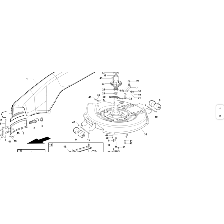 TENSIONER ROTATION BRACKET COMP. ZNT ORIGINAL KUBOTA GIANNI FERRARI 89001370000