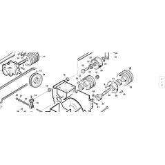 POLEA DE TDF DE TRES RANURAS DIÉSEL KUBOTA GIANNI FERRARI 95049150002 D114