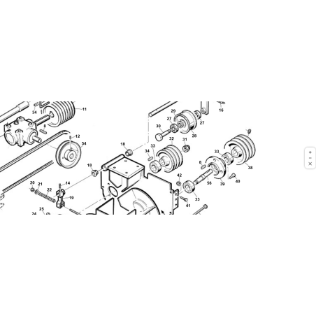 PULEGGIA PDP A TRE GOLE DIESEL D114 ORIGINALE KUBOTA GIANNI FERRARI 95049150002