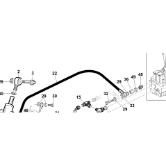 TUBE 1/4 1SN OC1/4-OC3/8 L-990 0° ORIGINAL KUBOTA GIANNI FERRARI 92002120024