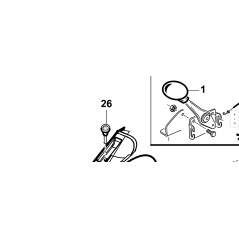 Cable de arranque KUBOTA GIANNI FERRARI original 92001000029