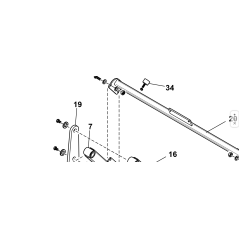 BILANCIERE ELEVATORE VRN ORIGINALE KUBOTA GIANNI FERRARI 91001000066