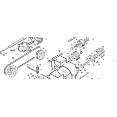 90° D 103.5 RIEMENSCHEIBE KOMPLETT ORIGINAL KUBOTA GIANNI FERRARI 95042211100