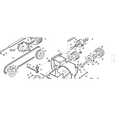 90° D 103.5 RIEMENSCHEIBE KOMPLETT ORIGINAL KUBOTA GIANNI FERRARI 95042211100