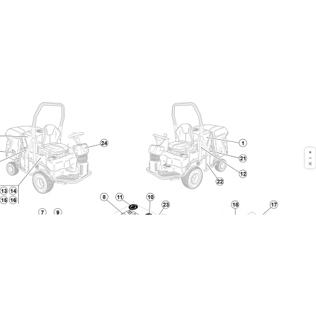 AUTOCOLLANT GIANNI FERRARI RÉSINE ARGENT ORIGINAL KUBOTA GIANNI FERRARI 00555200331