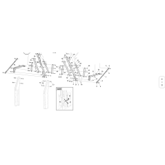 ASTA TIRANTE RIBALTAMENTO CESTO CAT ORIGINALE KUBOTA GIANNI FERRARI 92007000003