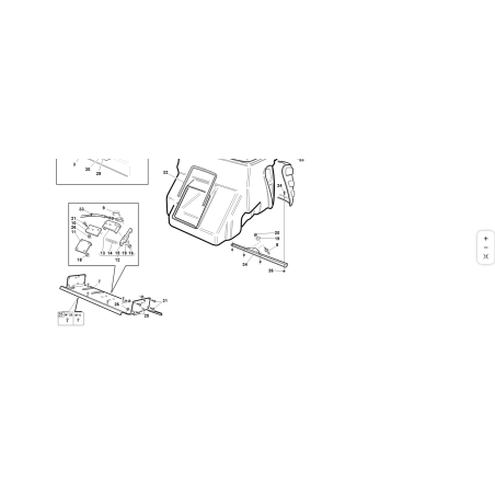 FERMETURE DE PANIER DE RENFORT ROND ORIGINALE KUBOTA GIANNI FERRARI 94500000110