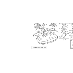 PROTEZIONE POST. DX PIATTO 1200mm ORIGINALE KUBOTA GIANNI FERRARI 95102000002