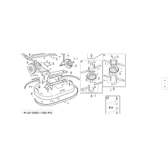 PROTEZIONE POST. SX PIATTO 1200mm ORIGINALE KUBOTA GIANNI FERRARI 95102000003