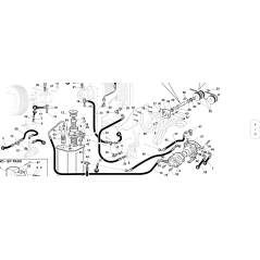 TUBE 1/4 1SN F90°3/8-OC1/4 L-1050 0° ORIGINAL KUBOTA GIANNI FERRARI 92006180005