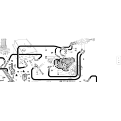 TUBO 1/4 1SC F90°1/4-F45°1/8 L-1050 180° ORIGINAL KUBOTA GIANNI FERRARI 95303000067