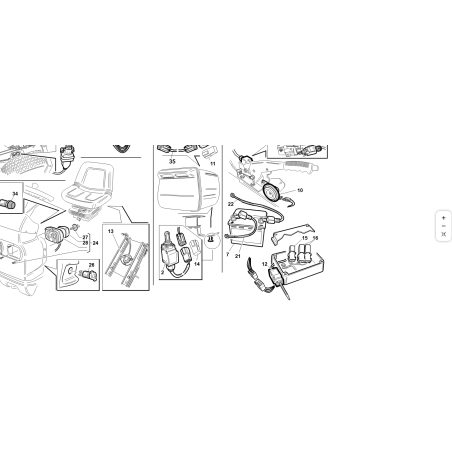 CAVO BATTERIA POSITIVO PG BENZINA ORIGINALE KUBOTA GIANNI FERRARI 00777800169