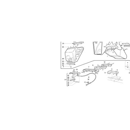 ORIGINAL KUBOTA GIANNI FERRARI 91001000043 ZNT BASKET DOOR PROTECTION