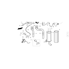 KUBOTA GIANNI FERRARI 92001200000 MANGO CON CABLE ORIGINAL | Newgardenstore.eu