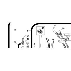 TUBO 3/8 1SN OC3/8-OC3/8 L-845 45° ORIGINAL KUBOTA GIANNI FERRARI 91003110009