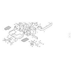 ORIGINAL KUBOTA GIANNI FERRARI VORDERRAHMENVERSTÄRKUNG QUERTRÄGER 94010000057 | Newgardenstore.eu