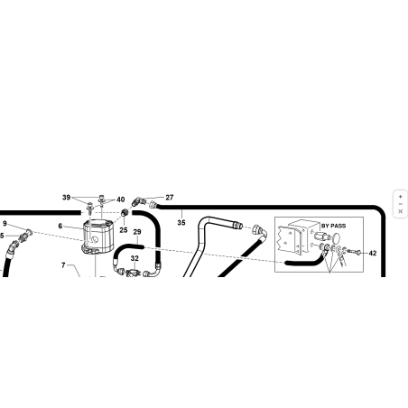 ADAPTADOR GIRATORIO ORIGINAL KUBOTA GIANNI FERRARI 00777600124 90° M/M 1/2