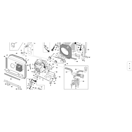 Untere Querträger Kühler komplett KAT ORIGINAL KUBOTA GIANNI FERRARI 91008210000